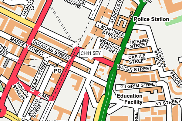 CH41 5EY map - OS OpenMap – Local (Ordnance Survey)