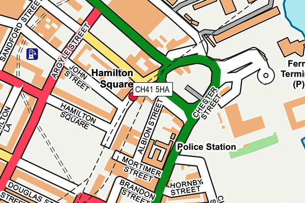 CH41 5HA map - OS OpenMap – Local (Ordnance Survey)