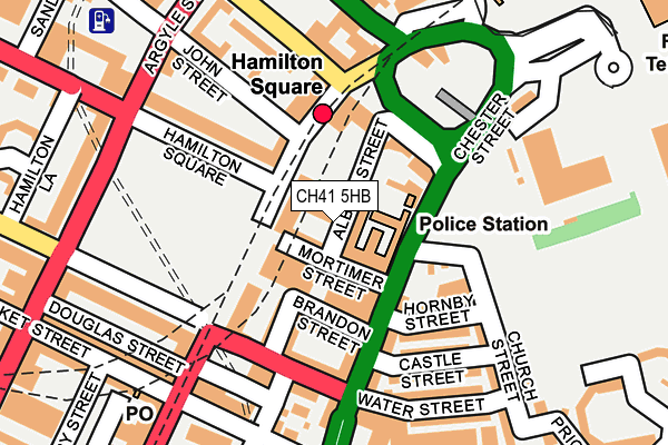 CH41 5HB map - OS OpenMap – Local (Ordnance Survey)