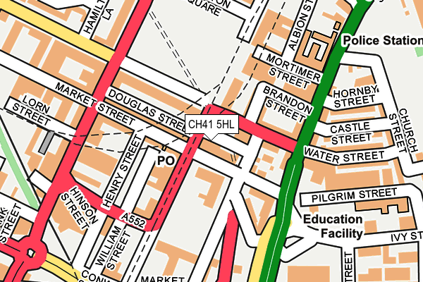 CH41 5HL map - OS OpenMap – Local (Ordnance Survey)