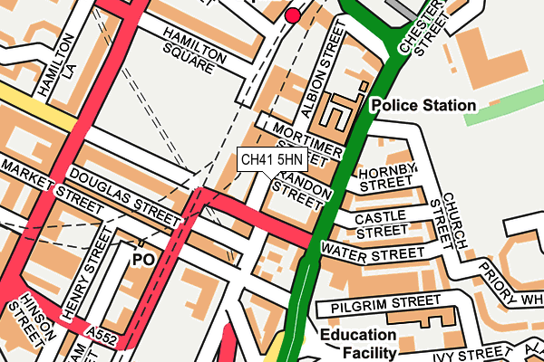 CH41 5HN map - OS OpenMap – Local (Ordnance Survey)