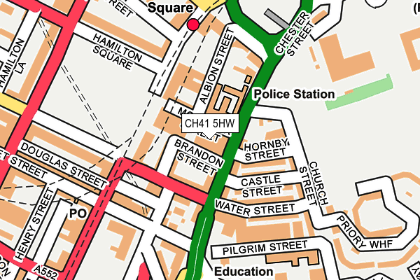 CH41 5HW map - OS OpenMap – Local (Ordnance Survey)