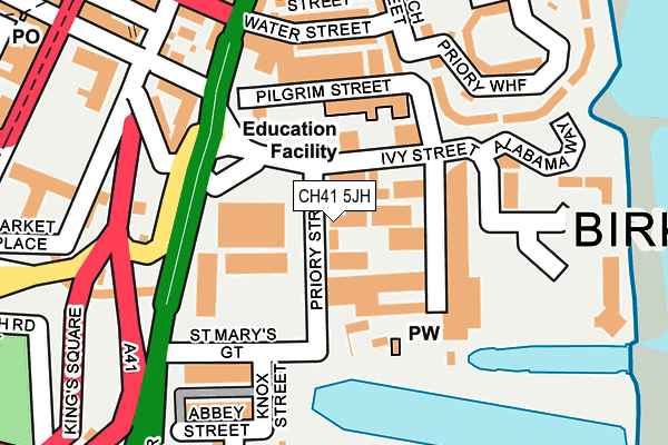 CH41 5JH map - OS OpenMap – Local (Ordnance Survey)