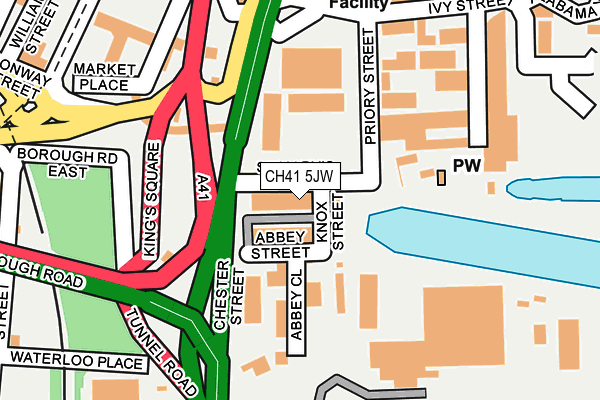 CH41 5JW map - OS OpenMap – Local (Ordnance Survey)