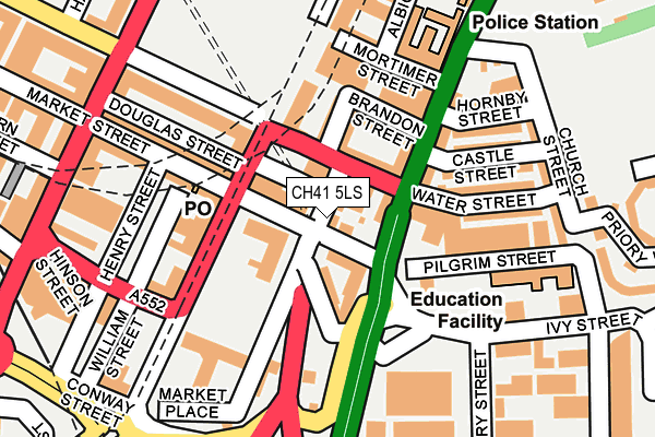 CH41 5LS map - OS OpenMap – Local (Ordnance Survey)