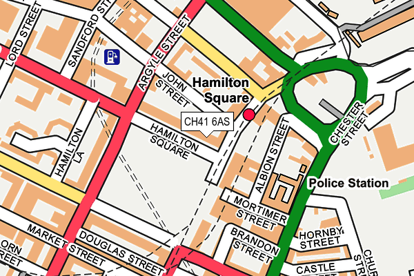 CH41 6AS map - OS OpenMap – Local (Ordnance Survey)