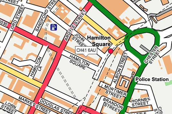 Map of MONTAHUD ESTATES LTD at local scale