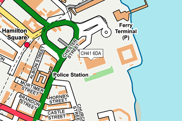 CH41 6DA map - OS OpenMap – Local (Ordnance Survey)