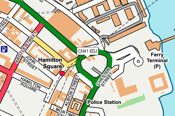 CH41 6DJ map - OS OpenMap – Local (Ordnance Survey)