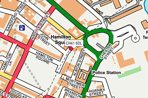 CH41 6DL map - OS OpenMap – Local (Ordnance Survey)