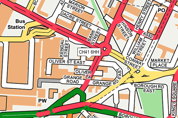CH41 6HH map - OS OpenMap – Local (Ordnance Survey)