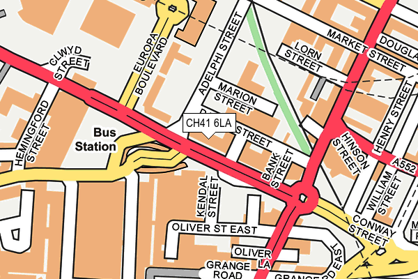 CH41 6LA map - OS OpenMap – Local (Ordnance Survey)