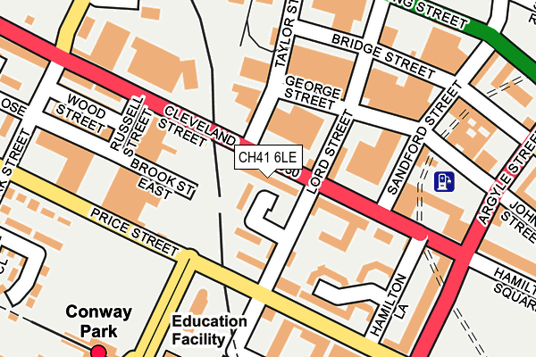 CH41 6LE map - OS OpenMap – Local (Ordnance Survey)