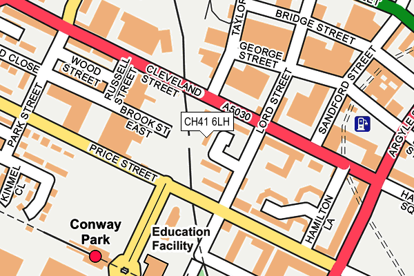 CH41 6LH map - OS OpenMap – Local (Ordnance Survey)