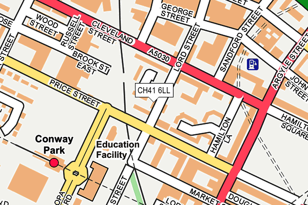 CH41 6LL map - OS OpenMap – Local (Ordnance Survey)