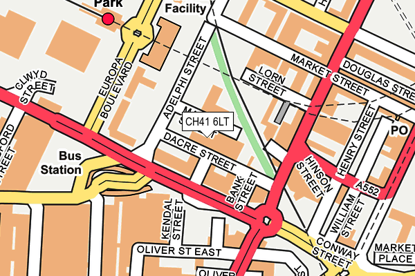 CH41 6LT map - OS OpenMap – Local (Ordnance Survey)