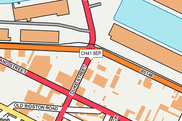 CH41 8EP map - OS OpenMap – Local (Ordnance Survey)