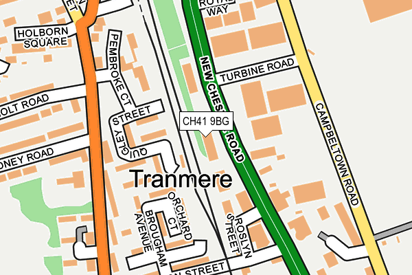 CH41 9BG map - OS OpenMap – Local (Ordnance Survey)