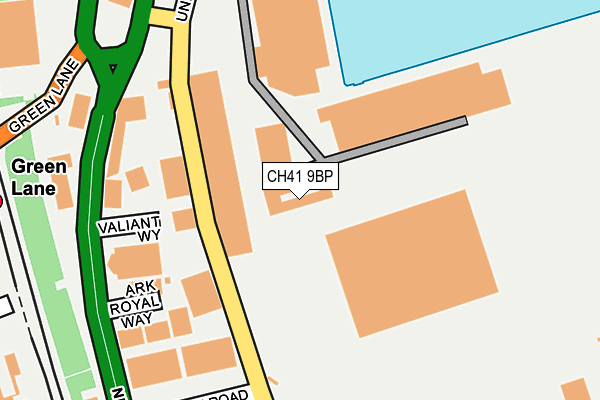 CH41 9BP map - OS OpenMap – Local (Ordnance Survey)