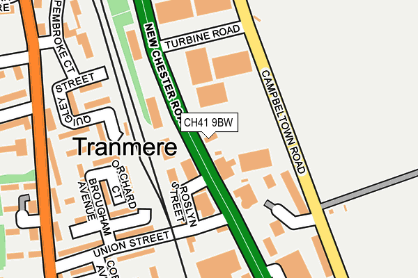 CH41 9BW map - OS OpenMap – Local (Ordnance Survey)