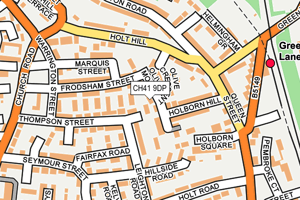 CH41 9DP map - OS OpenMap – Local (Ordnance Survey)