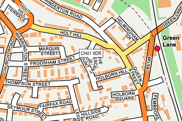 CH41 9DR map - OS OpenMap – Local (Ordnance Survey)