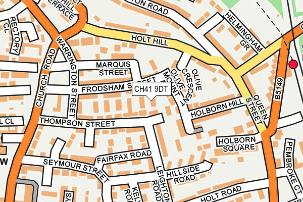 CH41 9DT map - OS OpenMap – Local (Ordnance Survey)