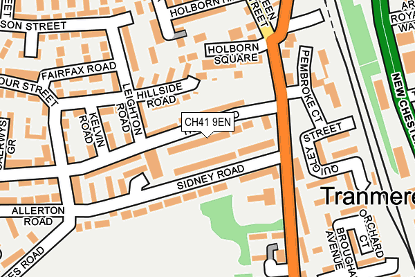 CH41 9EN map - OS OpenMap – Local (Ordnance Survey)