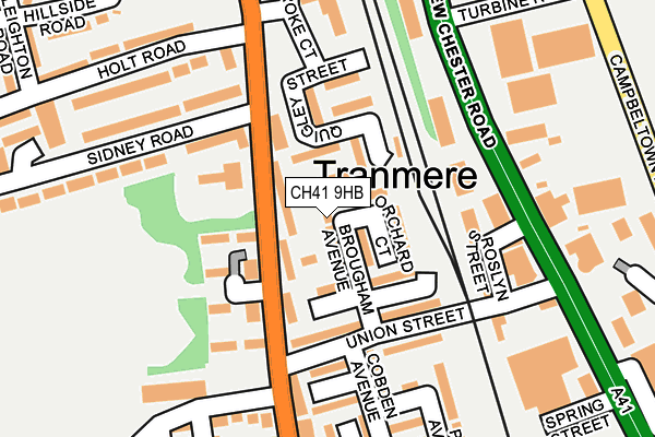 CH41 9HB map - OS OpenMap – Local (Ordnance Survey)