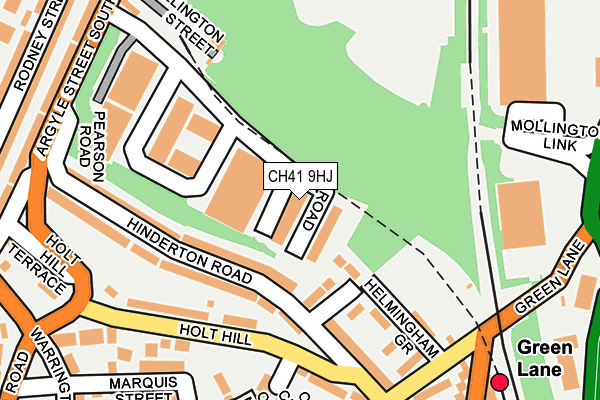 CH41 9HJ map - OS OpenMap – Local (Ordnance Survey)