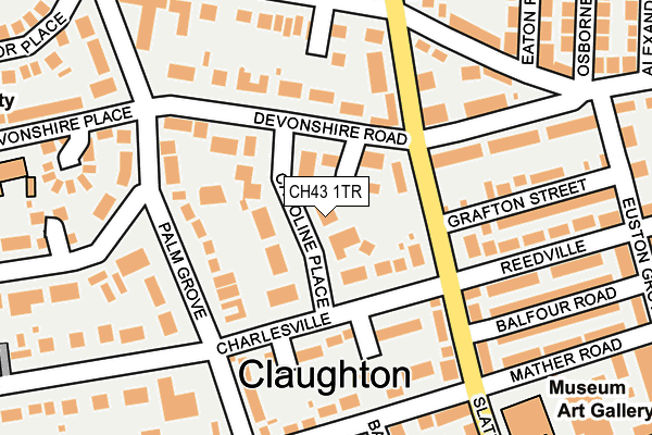 CH43 1TR map - OS OpenMap – Local (Ordnance Survey)