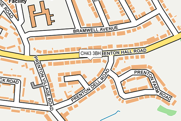 CH43 3BH map - OS OpenMap – Local (Ordnance Survey)