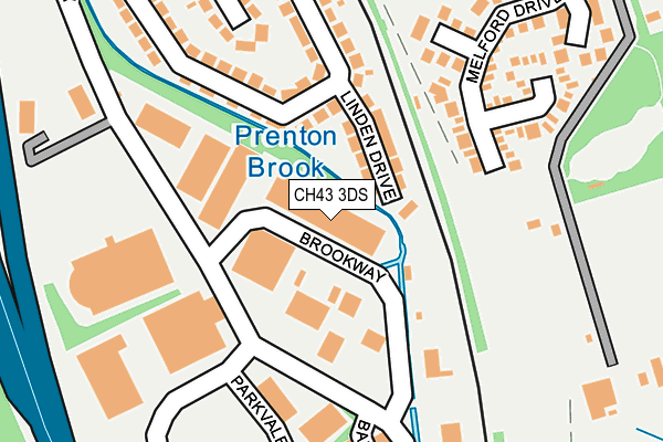 CH43 3DS map - OS OpenMap – Local (Ordnance Survey)