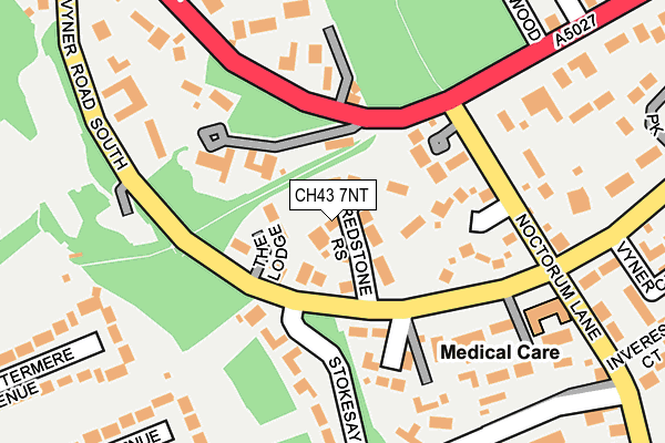 CH43 7NT map - OS OpenMap – Local (Ordnance Survey)