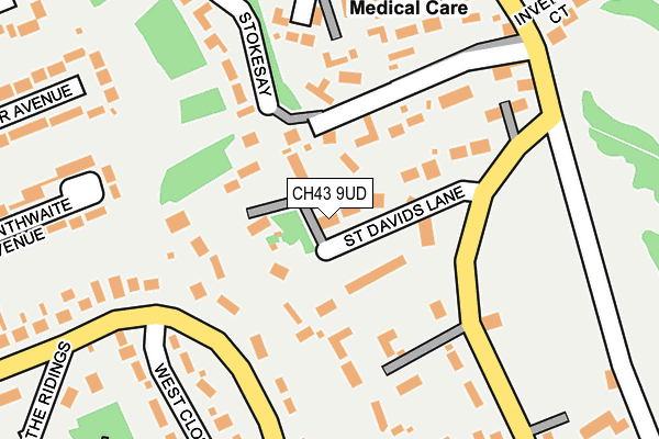 CH43 9UD map - OS OpenMap – Local (Ordnance Survey)