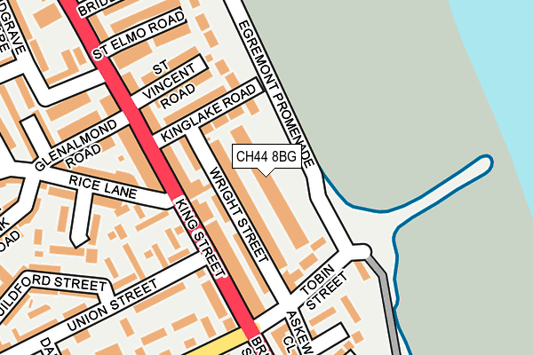 CH44 8BG map - OS OpenMap – Local (Ordnance Survey)