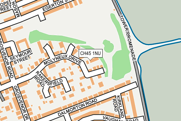 CH45 1NU map - OS OpenMap – Local (Ordnance Survey)