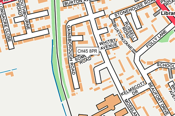 CH45 8PR map - OS OpenMap – Local (Ordnance Survey)