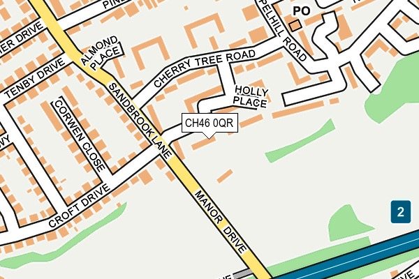 CH46 0QR map - OS OpenMap – Local (Ordnance Survey)