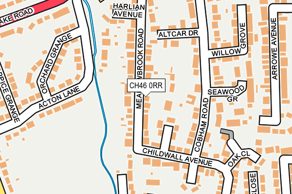 CH46 0RR map - OS OpenMap – Local (Ordnance Survey)