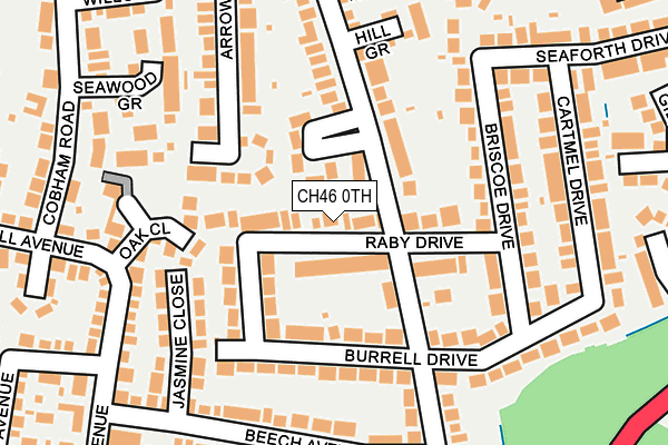 CH46 0TH map - OS OpenMap – Local (Ordnance Survey)