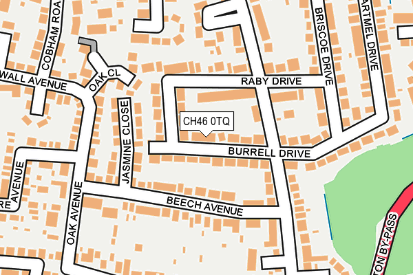 CH46 0TQ map - OS OpenMap – Local (Ordnance Survey)