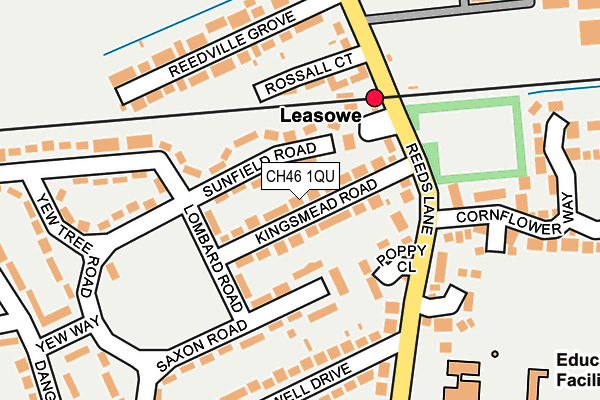 CH46 1QU map - OS OpenMap – Local (Ordnance Survey)