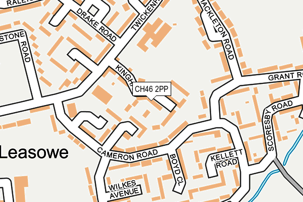 CH46 2PP map - OS OpenMap – Local (Ordnance Survey)