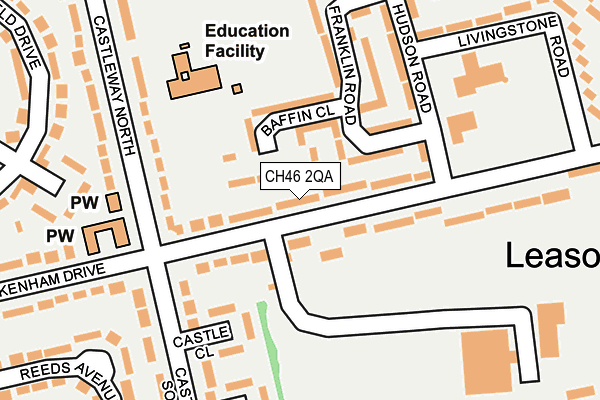 CH46 2QA map - OS OpenMap – Local (Ordnance Survey)