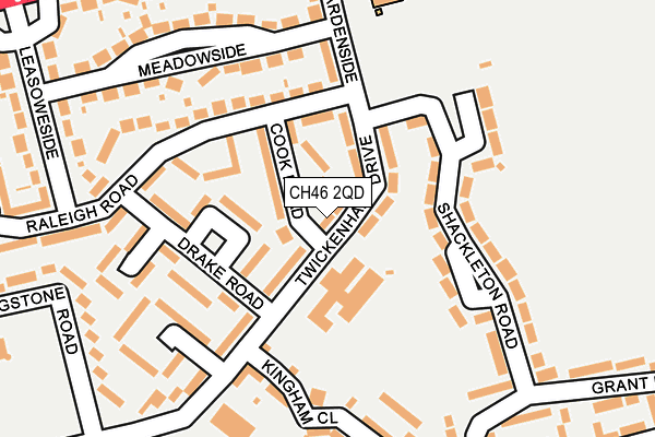 CH46 2QD map - OS OpenMap – Local (Ordnance Survey)