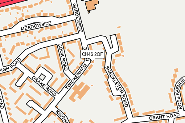 CH46 2QF map - OS OpenMap – Local (Ordnance Survey)