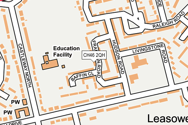 CH46 2QH map - OS OpenMap – Local (Ordnance Survey)