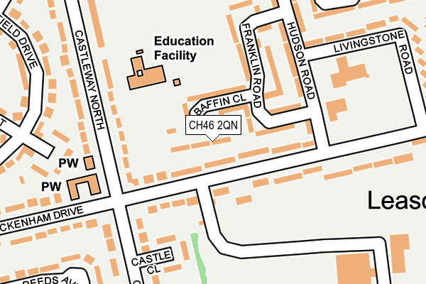 CH46 2QN map - OS OpenMap – Local (Ordnance Survey)