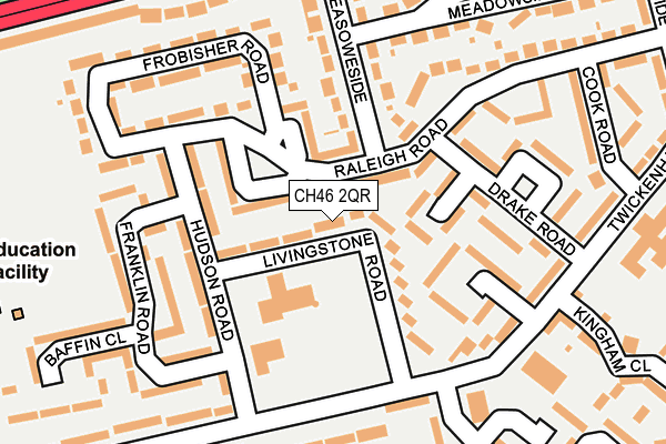 CH46 2QR map - OS OpenMap – Local (Ordnance Survey)